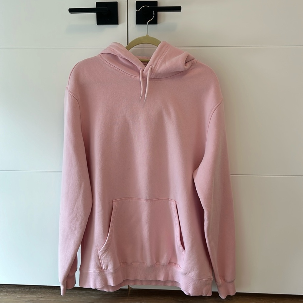 Baby pink h and m hoodie